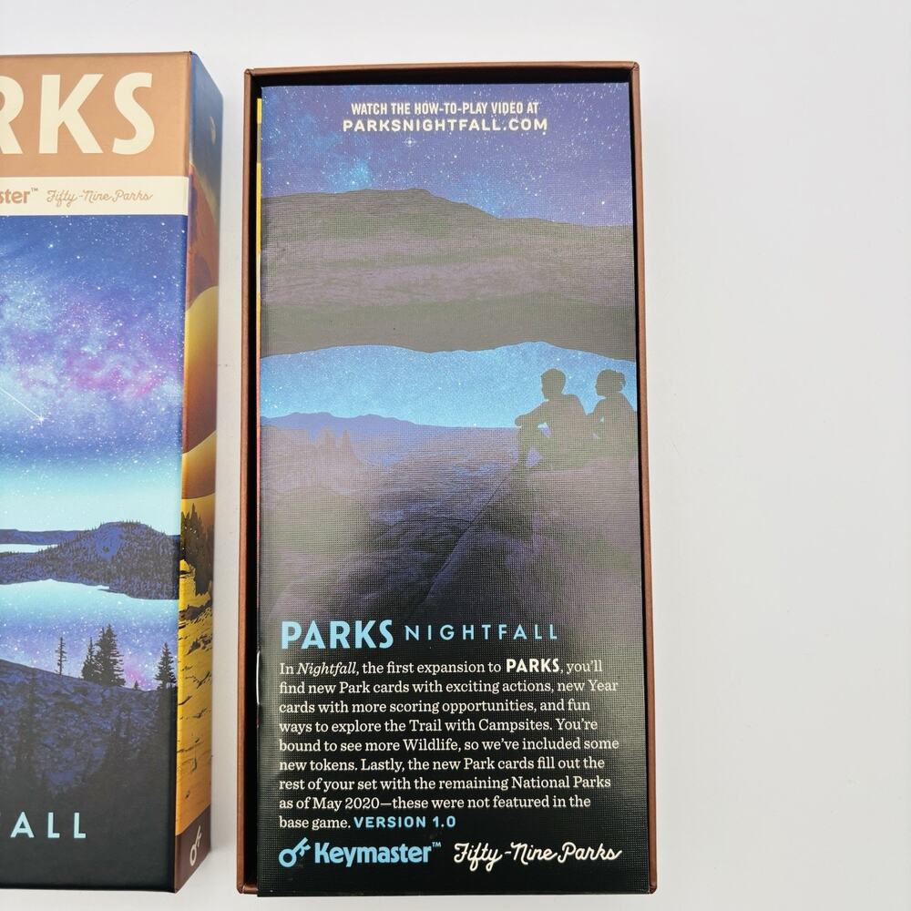 Parks Nightfall - Board Game Expansion Keymaster Games CIB Complete RARE - Picture 4 of 16